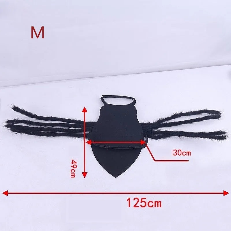 Halloween kostym för hund & katt – Rolig spindeldräkt för små & medelstora husdjur