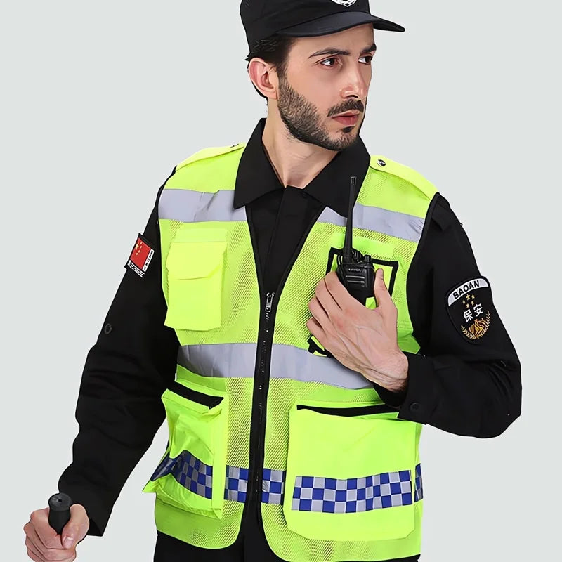 Säkerhetsväst för Sommar – Reflex & Fickor