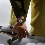 Klocka Marcus (sportig herrklocka med silikonarmband & kronograf)