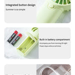 MiniFläkt™ – Liten Portabel USB-fläkt med Ljus