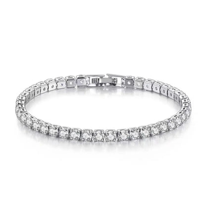 Armband Elvira (tennisarmband 4 mm med zirkoner)