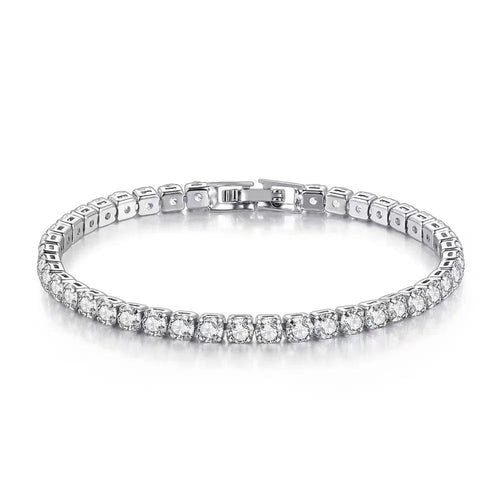 Armband Elvira (tennisarmband 4 mm med zirkoner)