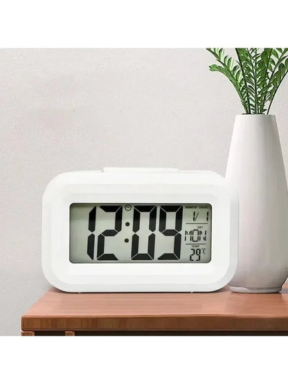 Digital väckarklocka med LED – alarm, kalender & snooze
