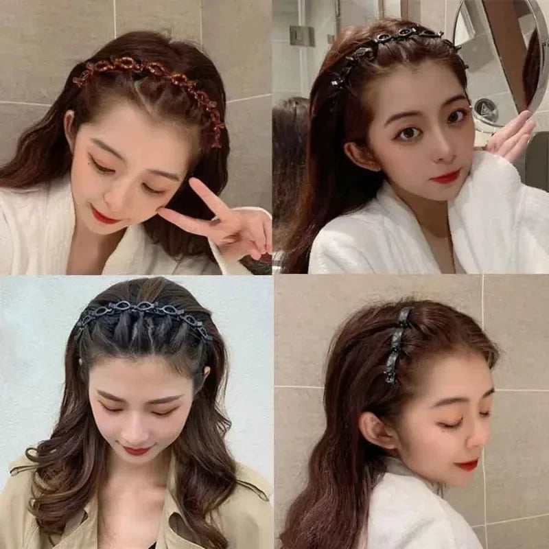 Non-slip hårband med klämma – snygg håraccessoar för vardag & fest