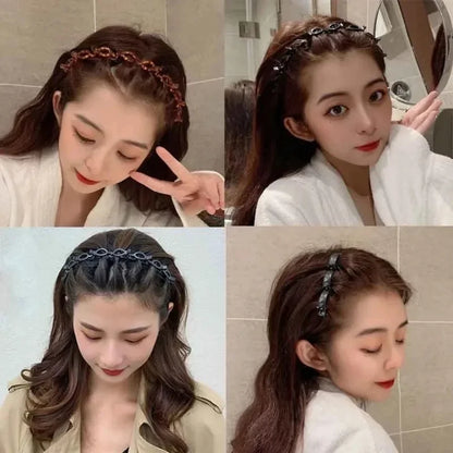 Non-slip hårband med klämma – snygg håraccessoar för vardag & fest