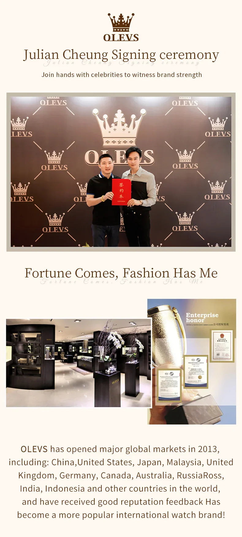 Klocka Helena (automatisk damklocka i rostfritt stål – lyxig design)