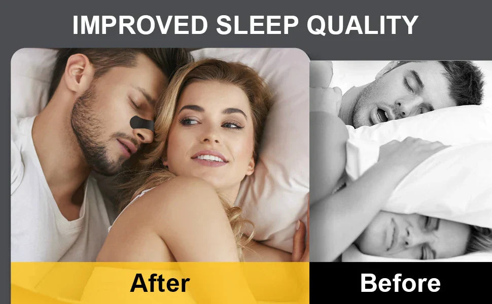 Nässtrips mot snarkning – 30/60/90/150 st andningsplåster för bättre sömn