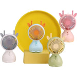 Mini USB-Fläkt med Lampa – Portabel & Laddningsbar