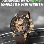 Klocka Marcus (sportig herrklocka med silikonarmband & kronograf)