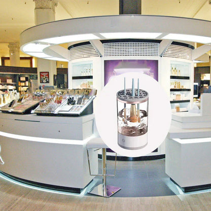 BrushClean™ – Elektrisk sminkborstrengörare med USB