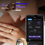 Smart ring – sömn & hälsomonitor med laddfodral