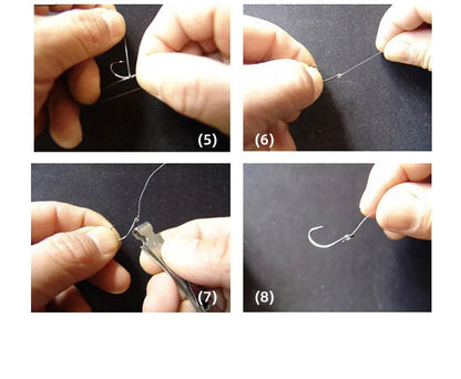 Fiskekrokar set – 1000 st starka krokar med hullingar