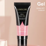 Nagelförlängningskit – Akryl gelpolish med UV/LED lampa, bas- & topplack för manikyr hemma & salong