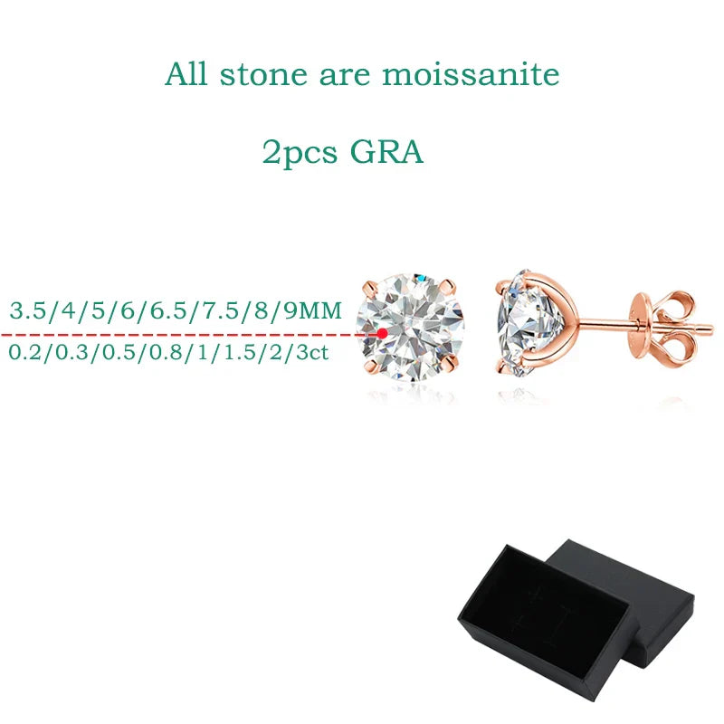 Örhängen Josefin (roséfärgade örhängen med gnistrande stenar 0,2–3 ct)