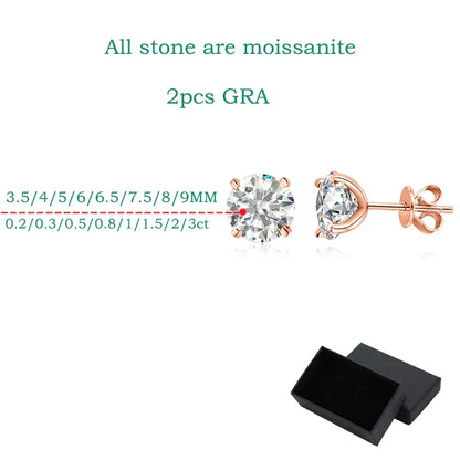 Örhängen Josefin (roséfärgade örhängen med gnistrande stenar 0,2–3 ct)