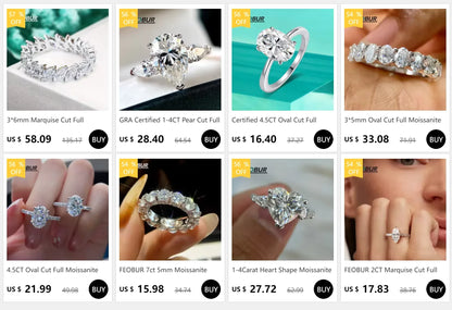 Droppformad ring med sten – 1–4 ct