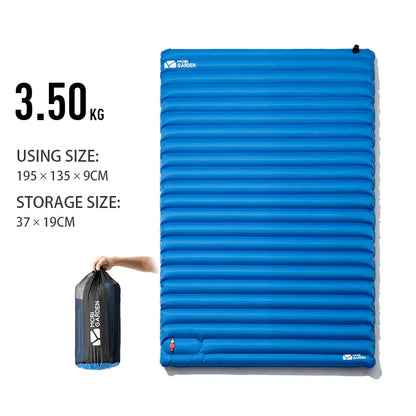 Campingluftmadrass 9cm med Pump