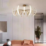 Nordisk taklampa LED – roterande design för vardagsrum & sovrum