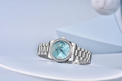 Klocka Lovisa (elegant damklocka 32 mm med safirglas & vattenskydd)