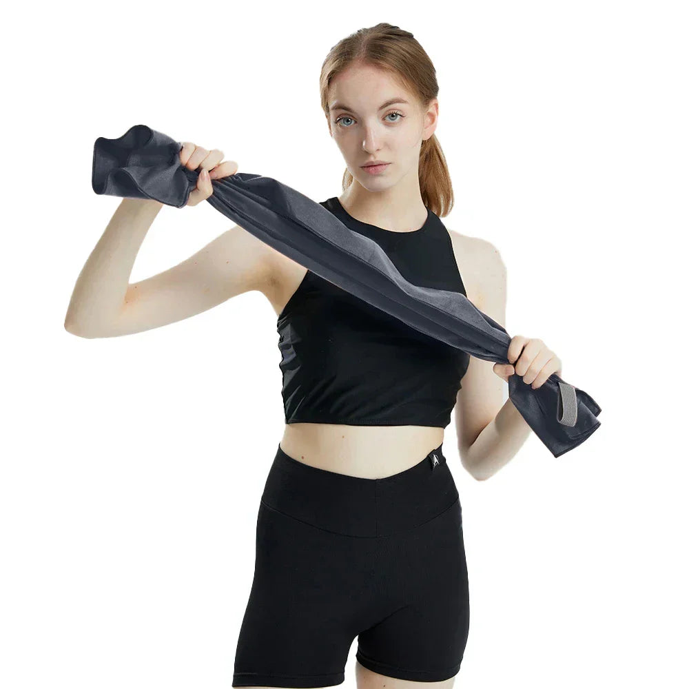 Mikrofiberhandduk – snabbtorkande & sandfri för strand, gym & resa