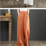 Vida linnebyxor för kvinnor