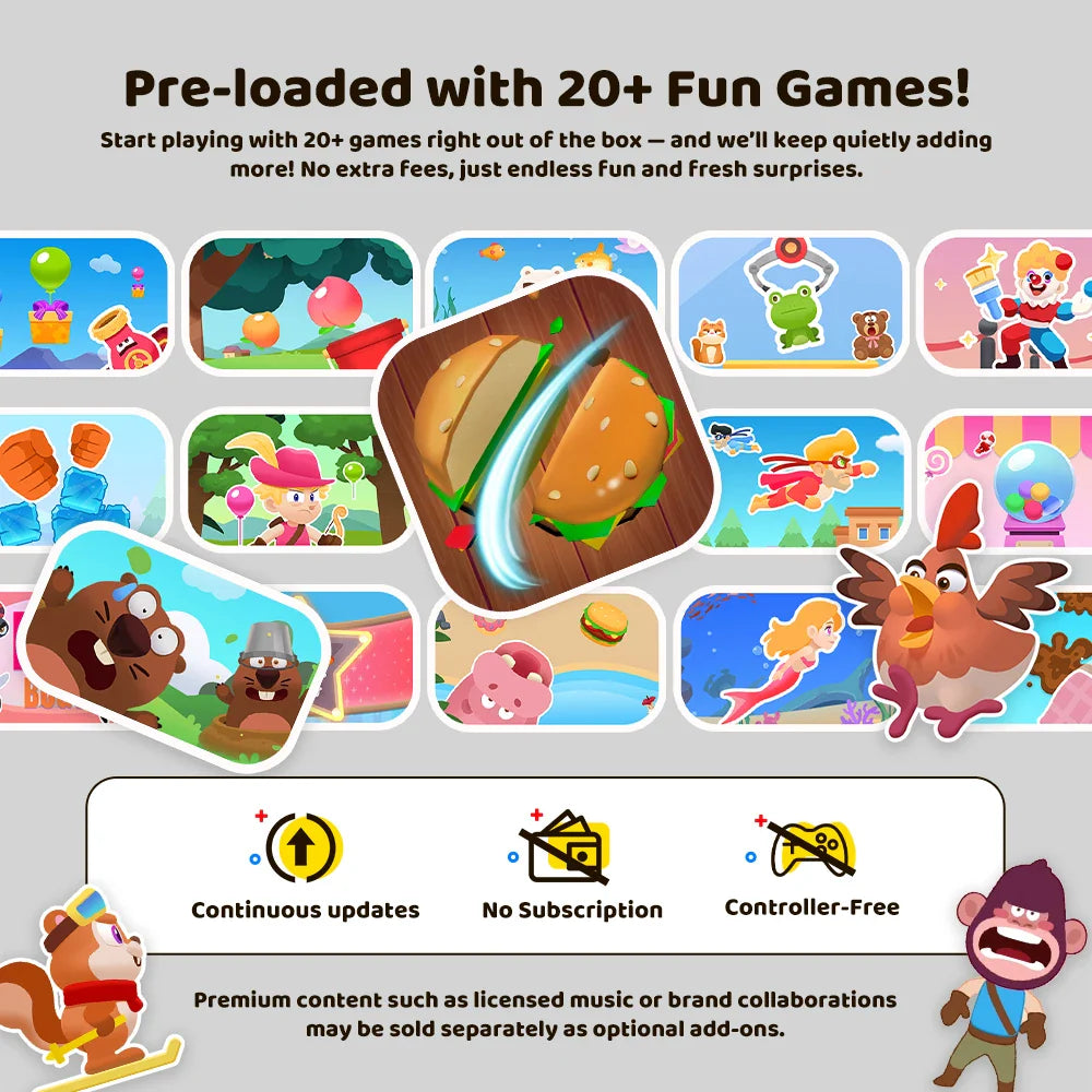 The Box AI kamera Spelkonsol med 21 Spel