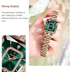 Klocka Karolina (damklocka i stål med kalender & vattenskydd)