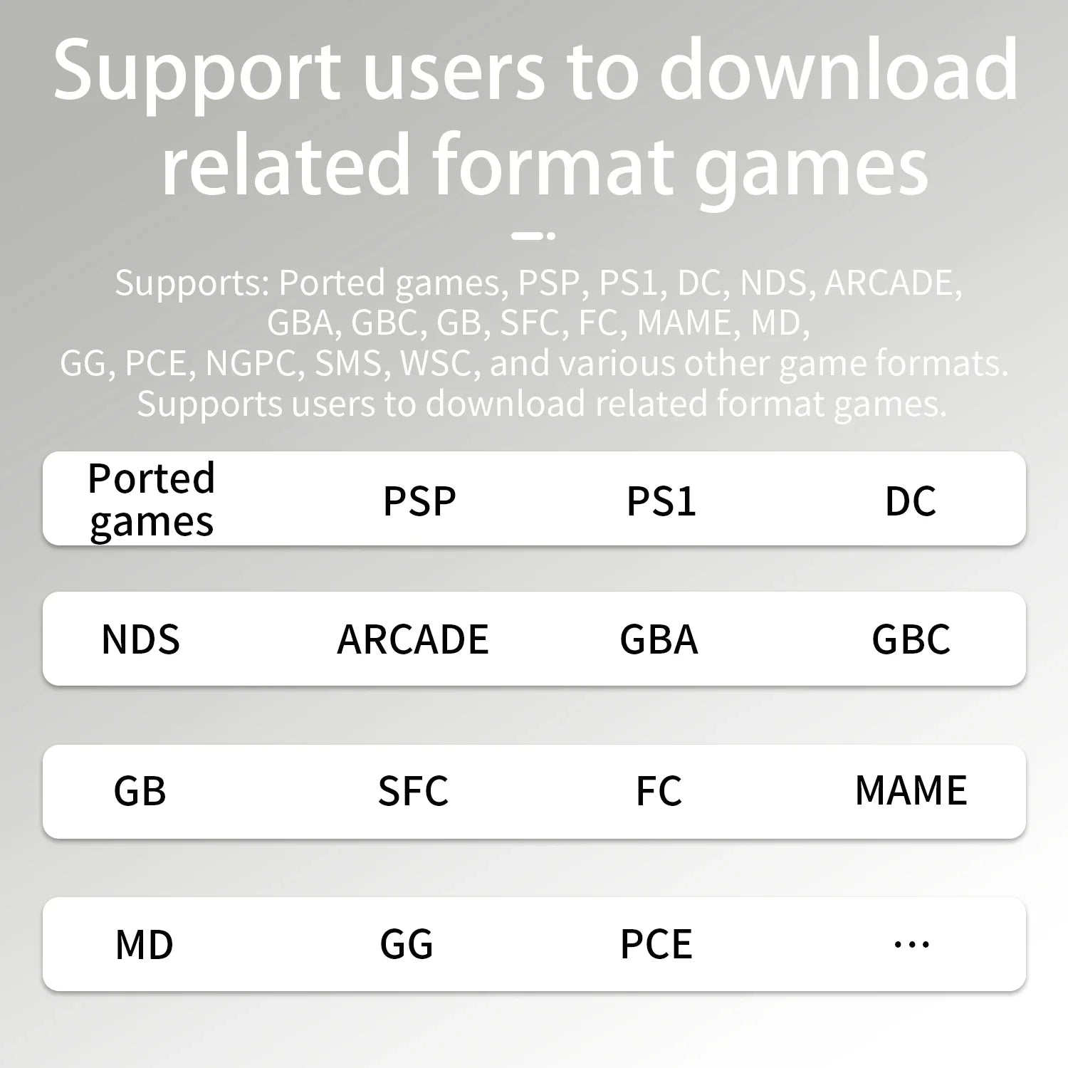 RetroSpel 34XX – bärbar spelkonsol 3,4” IPS med WiFi & Bluetooth