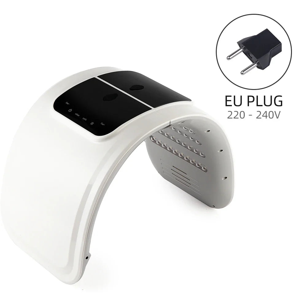 LED-maske for ansiktet – 7 farger hudforyngelse og antirynkebehandling