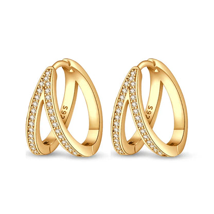 Eleganta örhängen – hoops med stjärnor, månar & pärlor