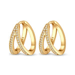 Eleganta örhängen – hoops med stjärnor, månar & pärlor