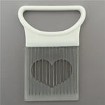 Lök- & tomathållare – skivningshjälp i rostfritt stål för grönsaker