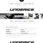 Skridskosnören ishockey – vaxade & förstärkta skosnören