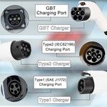 Portabel laddare elbil 3.5kW – EV laddkabel typ 1 & typ 2