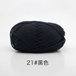 Mjölk-bomullsgarn 40–50 g – 4-trådigt garn för virkning & stickning