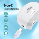 Elektrisk nagelklippare med ljus – automatisk nageltrimmer