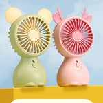 Mini USB-Fläkt med Lampa – Portabel & Laddningsbar