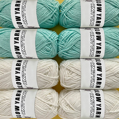 Självlysande garn 50 g – lysande garn för tröjor, mössor & mattor