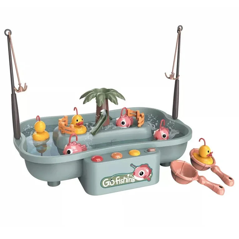 Elektrisk fiskespill med musikk og lys – 21 interaktive lekeelementer 