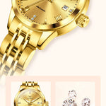 Klocka Helena (automatisk damklocka i rostfritt stål – lyxig design)