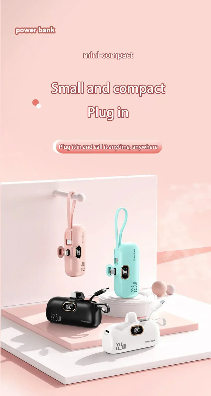 Mini Powerbank 30000mAh – Snabbladdning