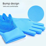 Silikon badhandske katt – massageborste & schampoborste