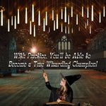 LED svävande ljus med trollstav – flytande ljus för dekoration (12/10 st)