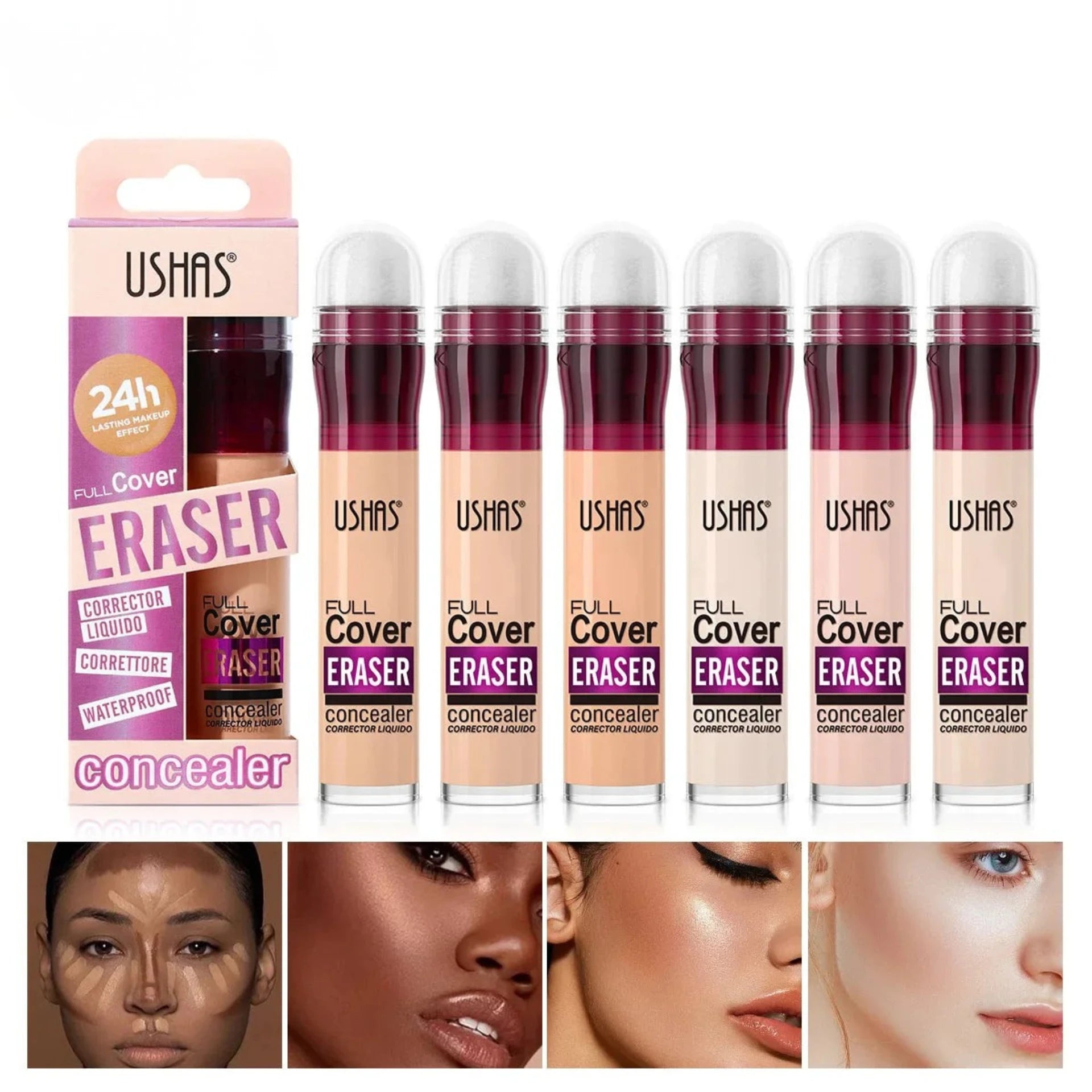 Vattentät concealer – 12 färger, långvarigt sminkstift