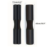 Skivstångsskydd gym – tjock vaddering för knäböj & styrketräning