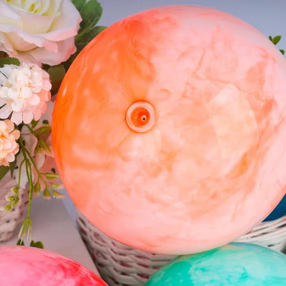 Roliga och färgglada studsbollar, 8,7 tum stora, med pump för enkel uppblåsning