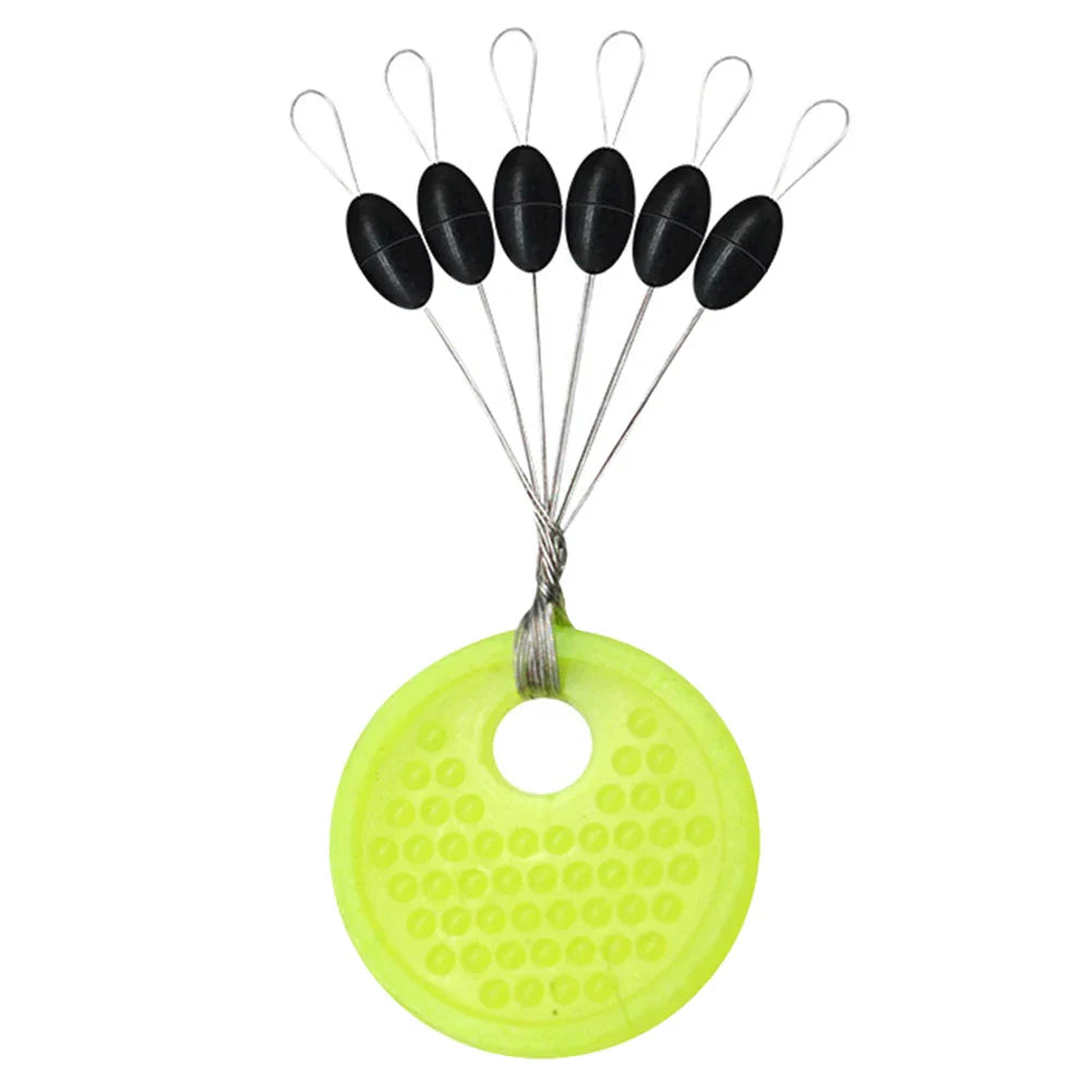 Gummistopp till fiskelina – 60 st space beans