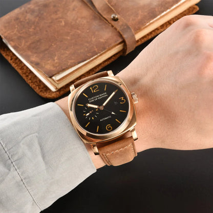 Herrklocka automatisk 46mm safirglas