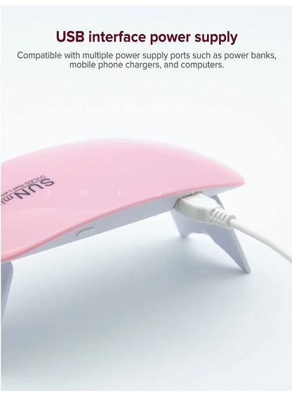 Nagelförlängningskit – Akryl gelpolish med UV/LED lampa, bas- & topplack för manikyr hemma & salong