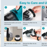 Sladdlös handdammsugare – passar Makita 18V batteri